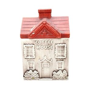 Judy of California 1977 Vintage Coffee House Cookie Jar ~ Ceramic